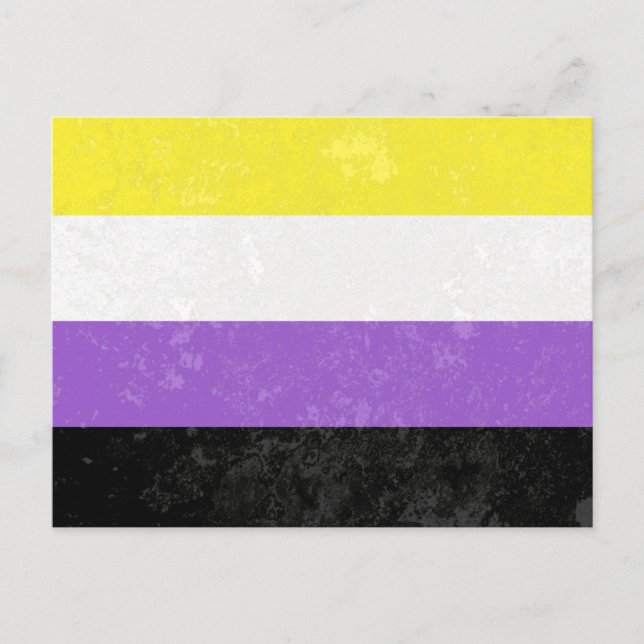 Non-Binary Holiday Postcard (Front)