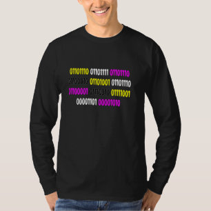 Non Binary In Binary Flag Colours T-Shirt