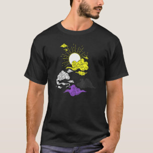 Non binary LGBTQ NB Pride Flag LGBT Nonbinary Japa T-Shirt