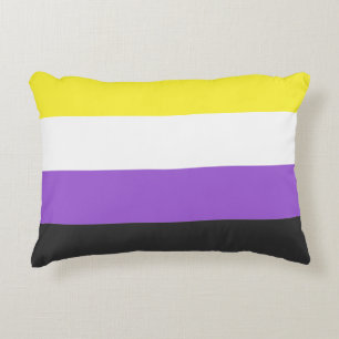 Non-binary Pride Decorative Cushion