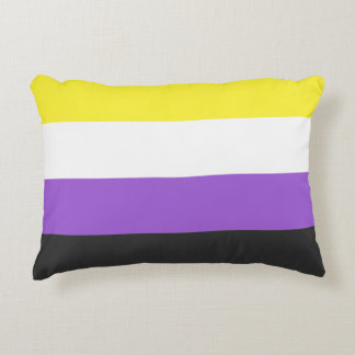 Non-binary Pride Decorative Cushion