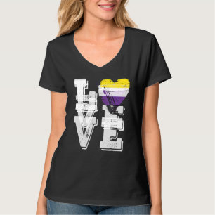 Non Binary Pride Flag Love Non Binary Flag 1 T-Shirt