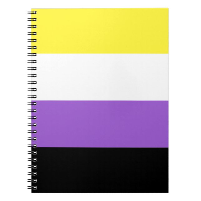 Non Binary Pride Notebook (Front)