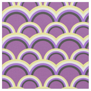 Non-Binary Pride seamless rainbow pattern Fabric