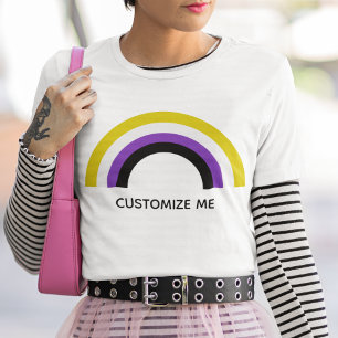 Non Binary Rainbow Non-Binary Pride Flag T-Shirt