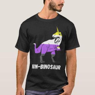 Non Binary Rex Unicorn Lgbtq Nonbinary Flag Gender T-Shirt