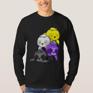 Non Binary Sloth Pile T-Shirt