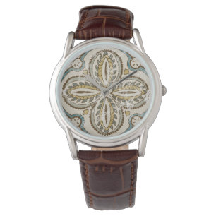 Non-Embellished Batik Square III Watch
