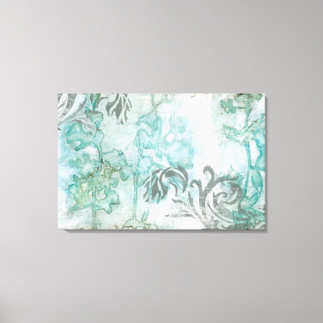 Non-Embellished Flower Spray III Canvas Print (Front)