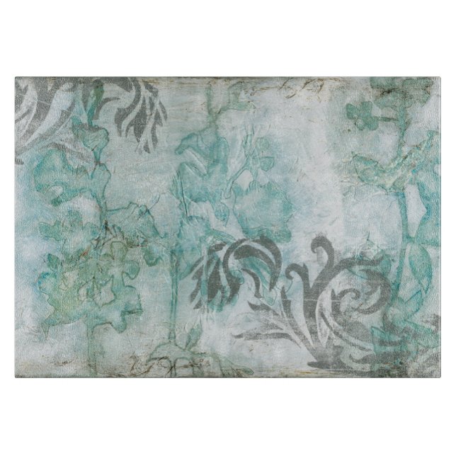 Non-Embellished Flower Spray III Cutting Board (Front)