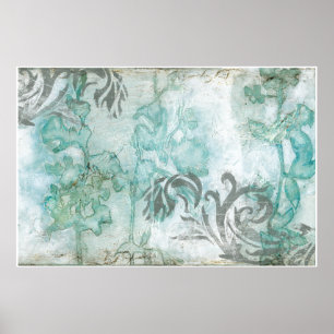 Non-Embellished Flower Spray III Poster