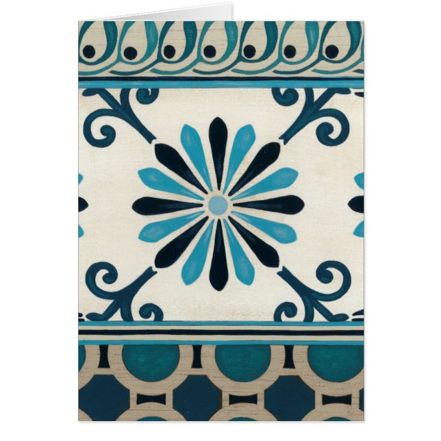 Non-Embellished Indigo Frieze II (Front)