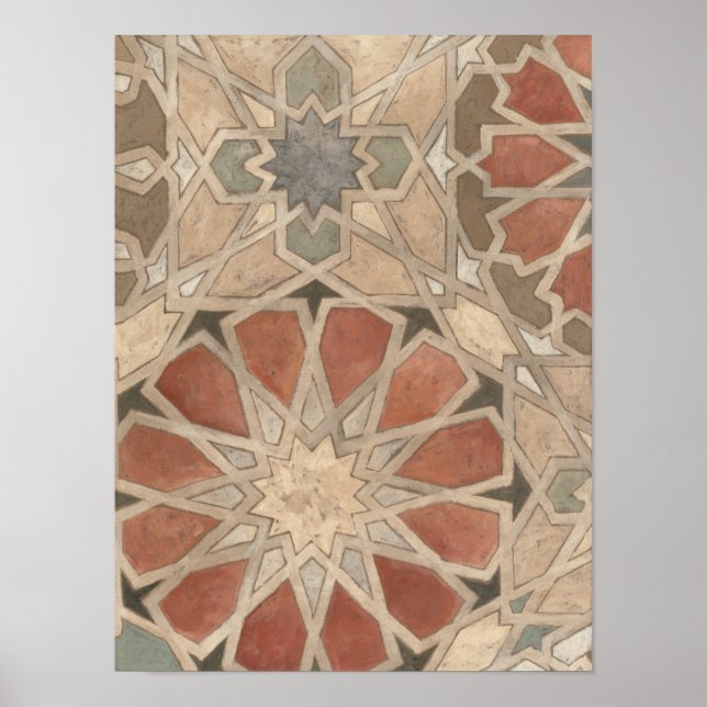 Non-Embellished Marrakesh Design I Poster (Front)