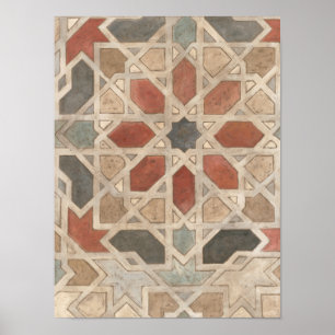 Non-Embellished Marrakesh Design II Poster