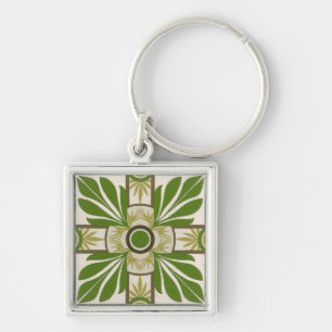 Non-Embellished Palm Motif I Key Ring