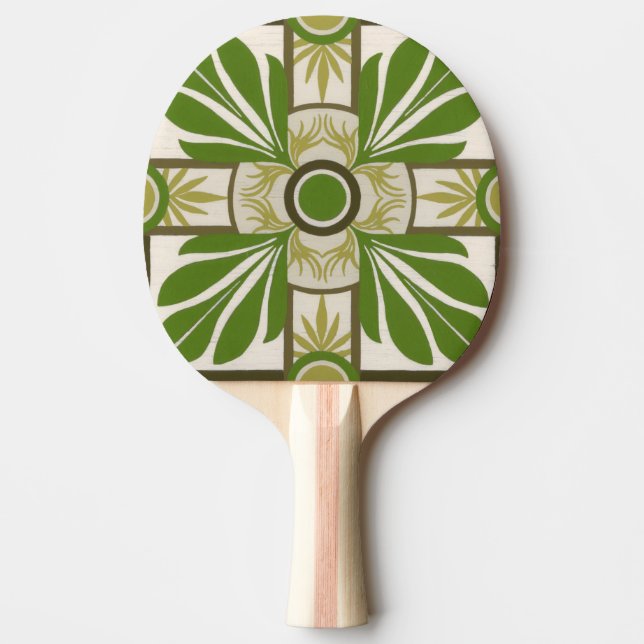 Non-Embellished Palm Motif I Ping Pong Paddle (Front)
