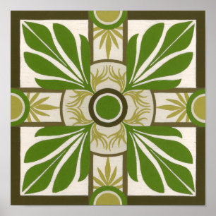 Non-Embellished Palm Motif I Poster