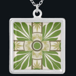 Non-Embellished Palm Motif I Silver Plated Necklace<br><div class="desc">Home Décor</div>