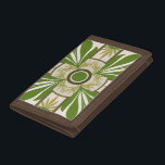 Non-Embellished Palm Motif I Trifold Wallet<br><div class="desc">Home Décor</div>