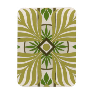 Non-Embellished Palm Motif II Magnet