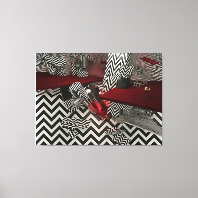 Non-Euclidean Shift №1 Canvas Print (Front)