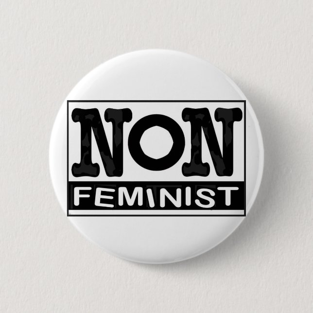Non-feminist logo badge (Front)