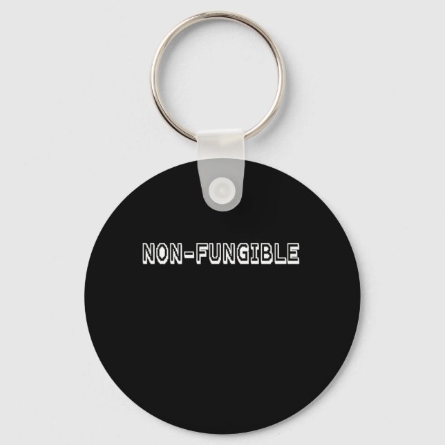 Non Fungible NFT Non Fungible Token Key Ring (Front)