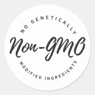 Non-GMO Classic Round Sticker