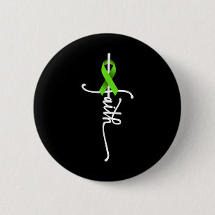 Non-hodgkin Lymphoma Cancer Faith Cancer 6 Cm Round Badge