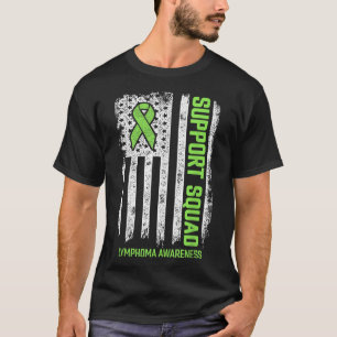 Non-hodgkin Lymphoma Support Squad Lymphoma Cancer T-Shirt