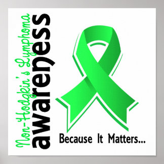 Non-Hodgkin's Lymphoma Awareness 5 Poster