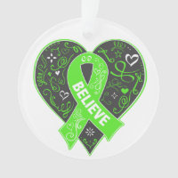 Non-Hodgkins Lymphoma Believe Ribbon Heart