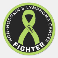 Non-Hodgkin's Lymphoma Cancer Fighter Ribbon Black