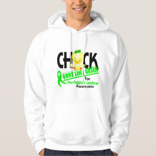 Non-Hodgkin's Lymphoma Chick Gone Lime Green 2 Hoodie