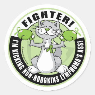 Non-Hodgkins Lymphoma Fighter Classic Round Sticker
