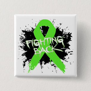 Non-Hodgkins Lymphoma - Fighting Back 15 Cm Square Badge