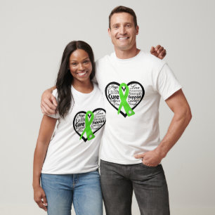 Non-Hodgkins Lymphoma Heart Ribbon Collage T-Shirt