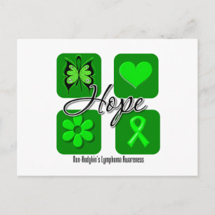 Non Hodgkins Lymphoma Hope Love Inspire Awareness Postcard