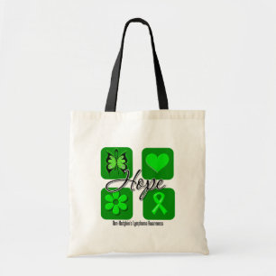 Non Hodgkins Lymphoma Hope Love Inspire Awareness Tote Bag