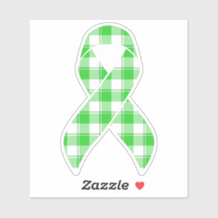 Non-Hodgkin's Lymphoma Plaid Green Ribbon
