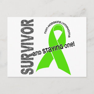 Non-Hodgkin's Lymphoma Survivor 1 Postcard