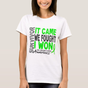 Non-Hodgkins Lymphoma Survivor It Came We Fought T-Shirt