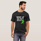 Non-Hodgkins Lymphoma Wake Up Kick Butt T-Shirt (Front Full)