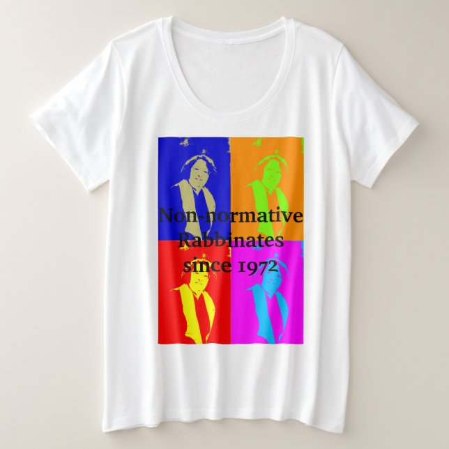 Non-Normative Rabbinate T-Shirt Plus Size T-Shirt (Design Front)