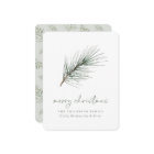 Non Photo Christmas Simple Watercolor Greenery