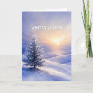 Non Religious Christmas Wishes Card