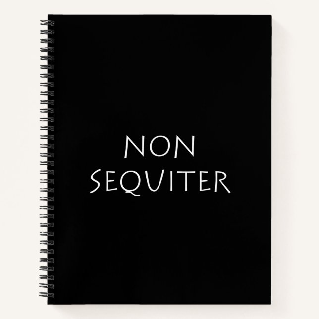 Non sequiter notebook (Front)