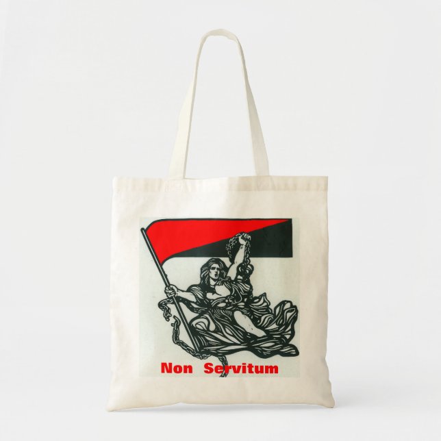 Non Servitum tote bag (Front)