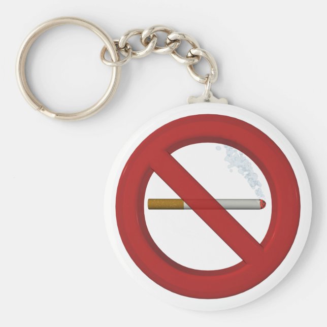 non-smoker key key ring (Front)