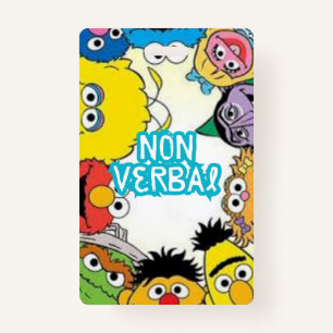 Non Verbal Badge ID Badge